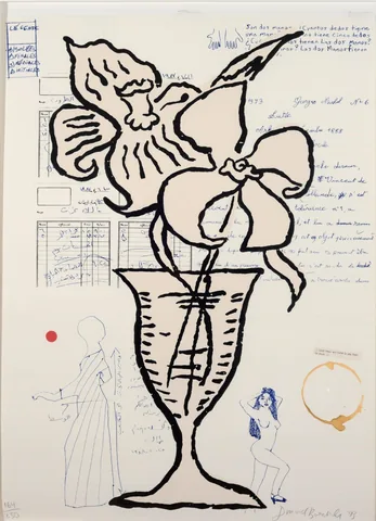 Artwork by Donald Baechler at Rabbit Gallery Toronto