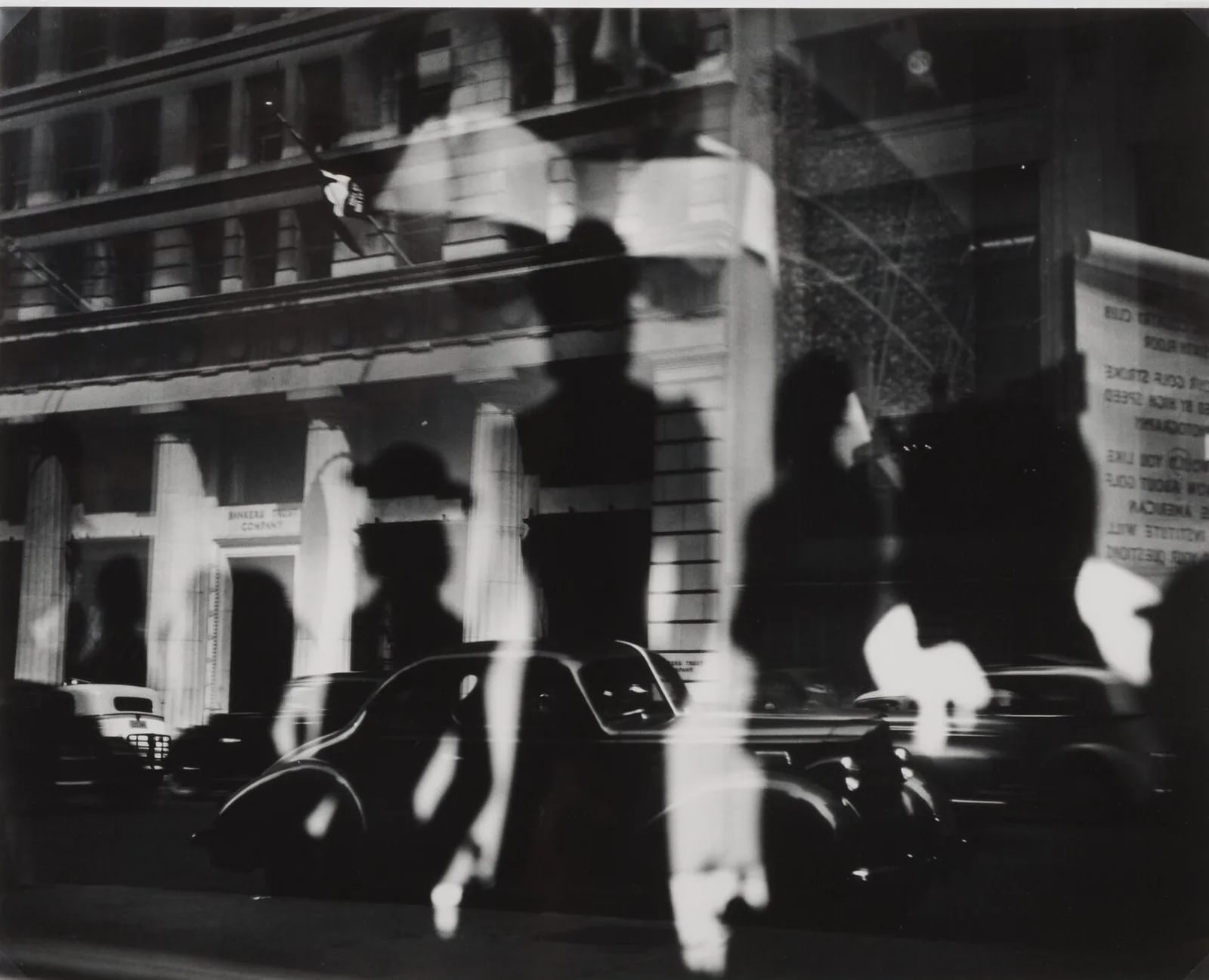Lisette Model, Window Reflections, Fifth Avenue, NYC, 1940. Ferrotype silver gelatin print. Printed 1977 Image: 15 ¾ x 19 ½ inches Frame: 26 x 30 inches Edition 25 of 75 Signed, and editioned with annotations in pencil, and artist’s stamp back