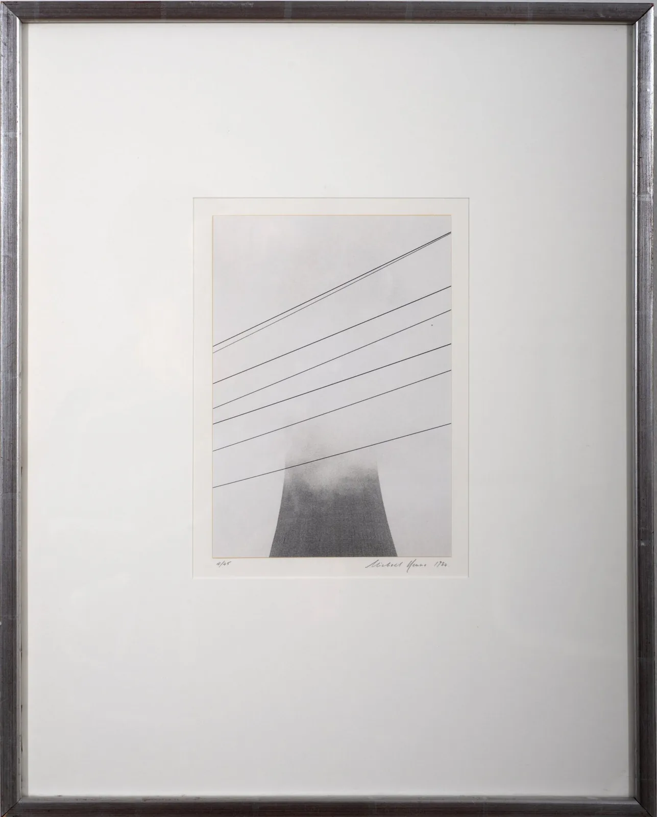 Michael Kenna, Ratcliffe Power Station, Study 13, Nottinghamshire, England, 1984