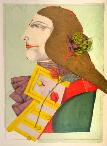 Artwork by Richard Lindner at Rabbit Gallery Toronto
