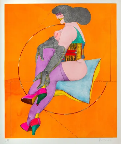 Richard Lindner, Pillow and Almost a Circle, 1969