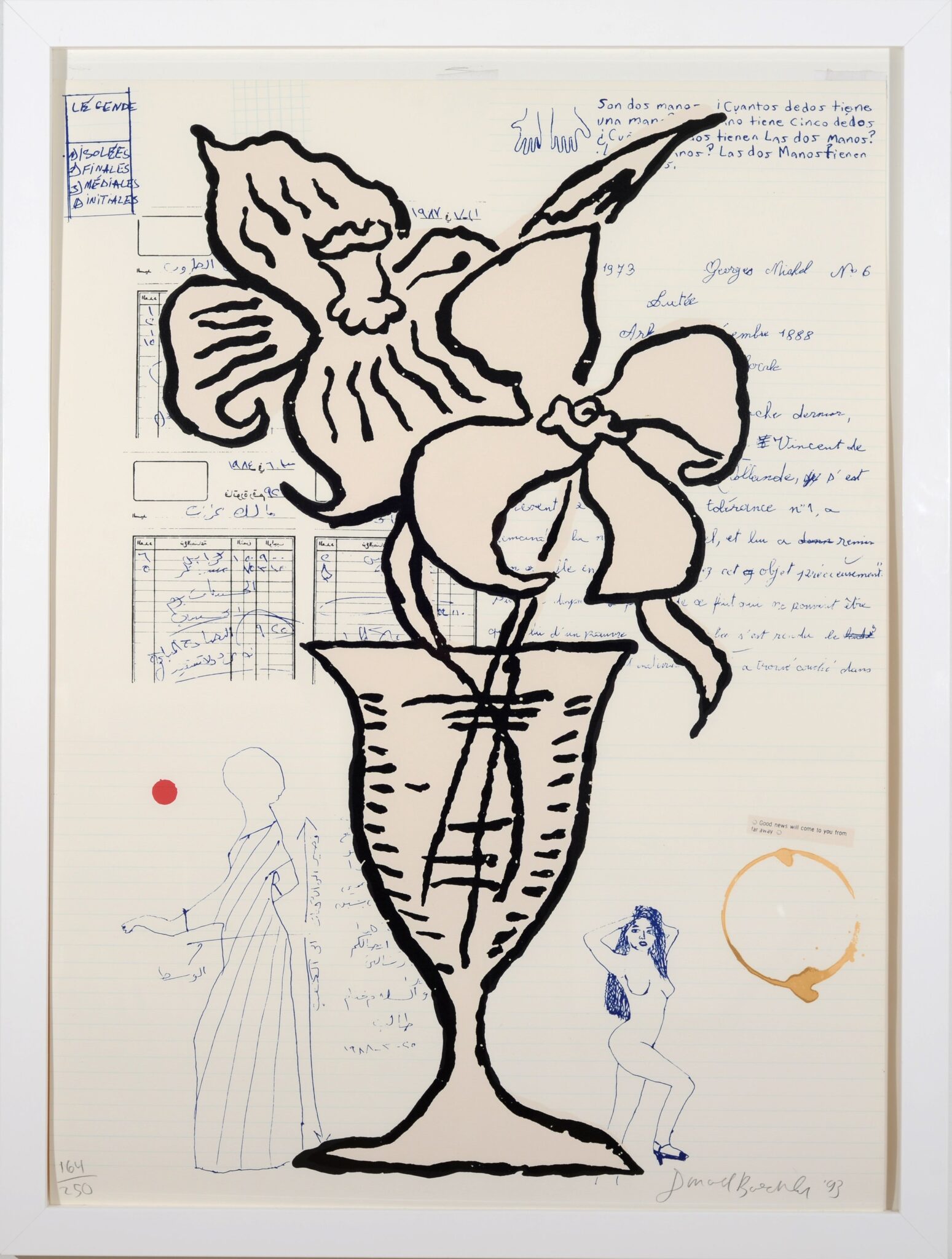 Donald Baechler, Untitled (Flowers), 1993