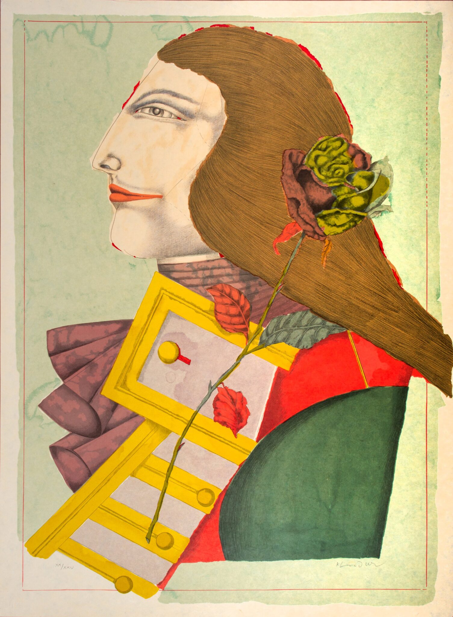 Richard Lindner, Der Rosenkavalier, 1977