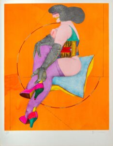 Richard Lindner, Pillow and Almost a Circle, 1969