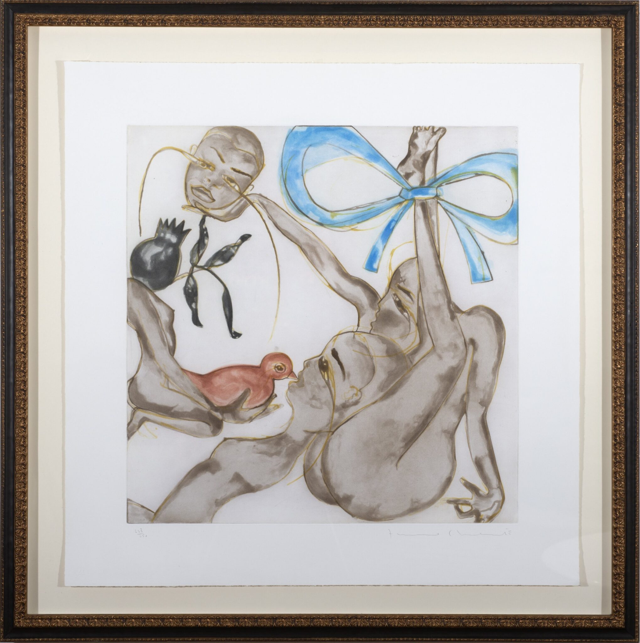 Francesco Clemente, Yellow, Red or Blue, 1999